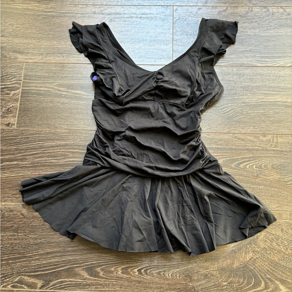 Black Frill Dress - Picture 1 of 4